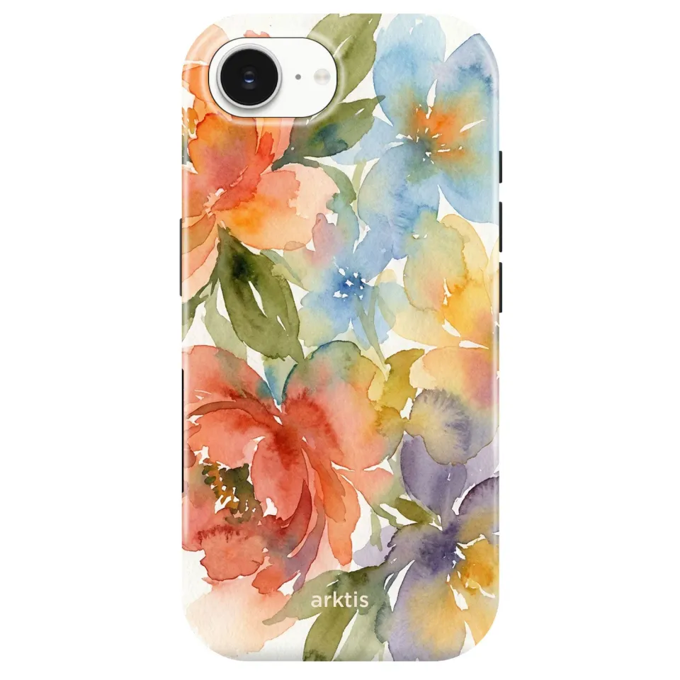 arktis iPhone 16e Hülle Floral MagSafe Print