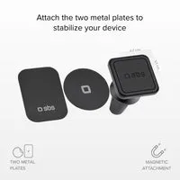 SBS Magnet Handyhalterung Auto Lüftung 37mm schwarz