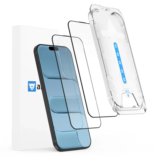 arktis iPhone Air Panzerglas Schutzfolie 2 Stück blasenfrei