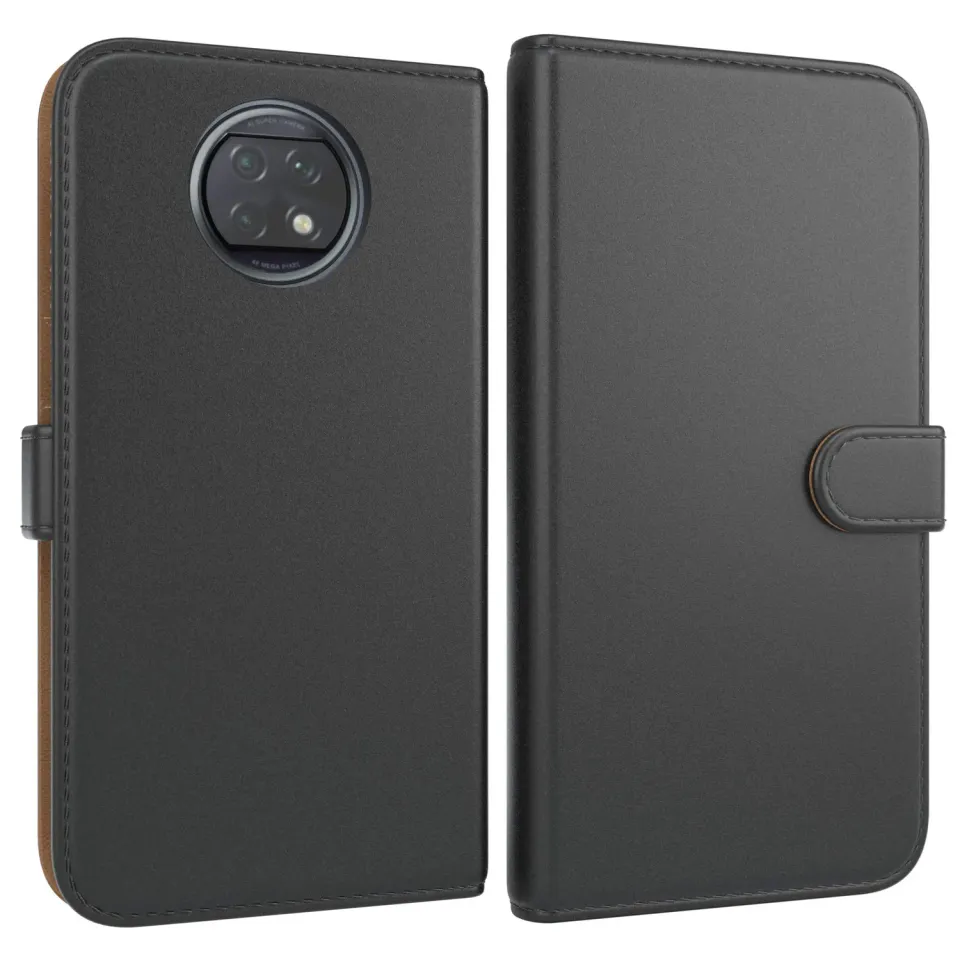 EAZY CASE Redmi Note 9T 5G Klapphülle Book Schwarz Magnet