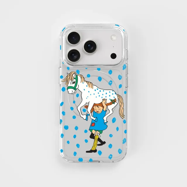 agood company CLRPRTCT Clear iPhone 17 Pro Handyhülle Pippi Pferd