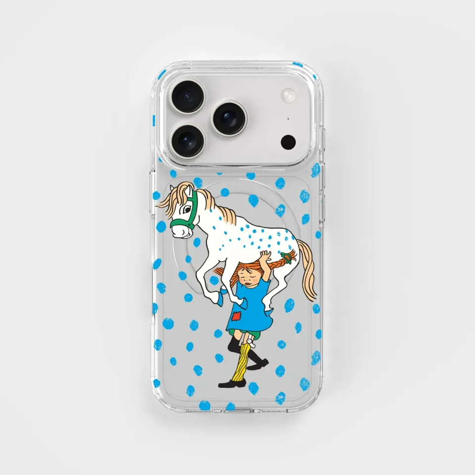 agood company CLRPRTCT Clear iPhone 17 Pro Handyhülle Pippi Pferd