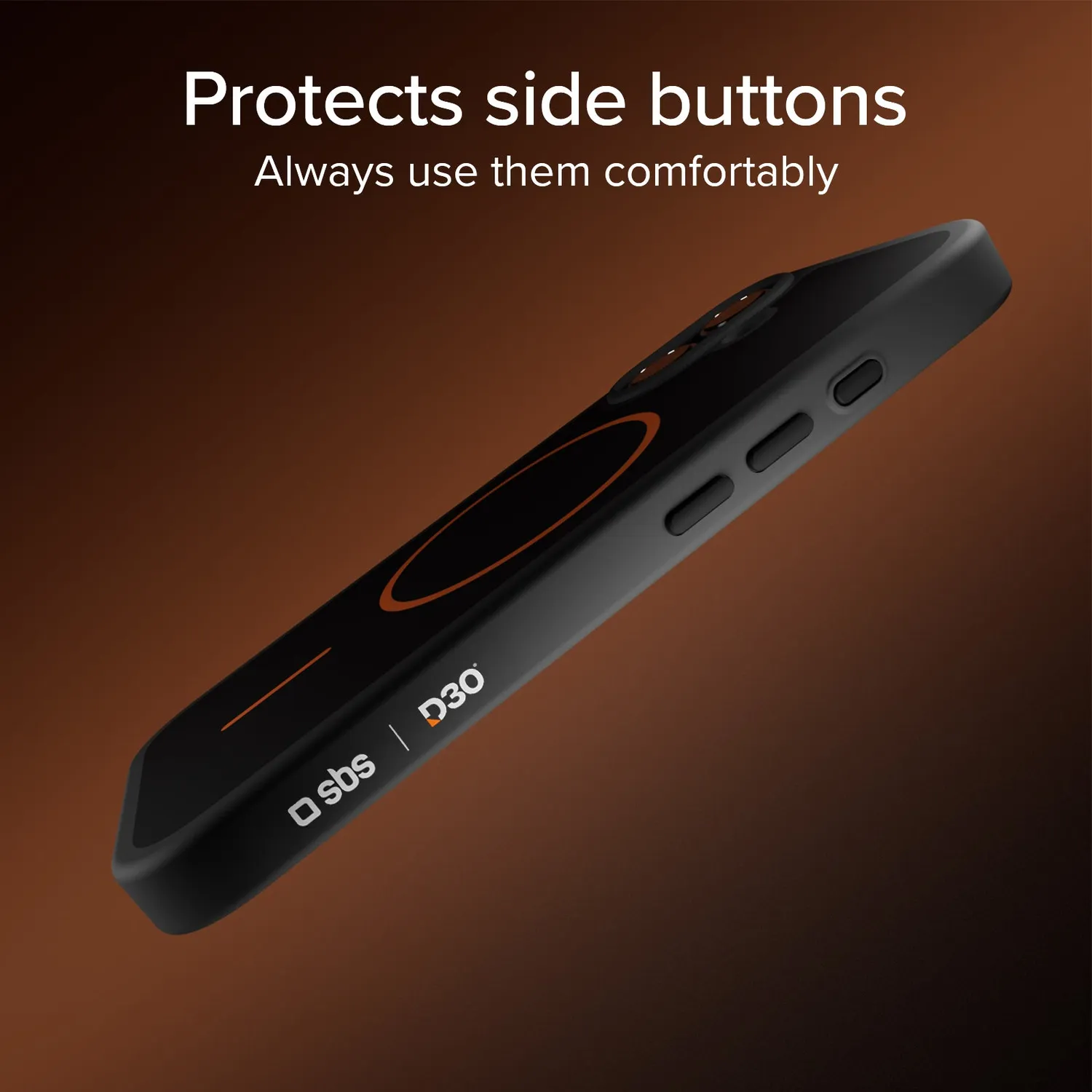 SBS Core Handyhülle iPhone 17 MagSafe D3O orange