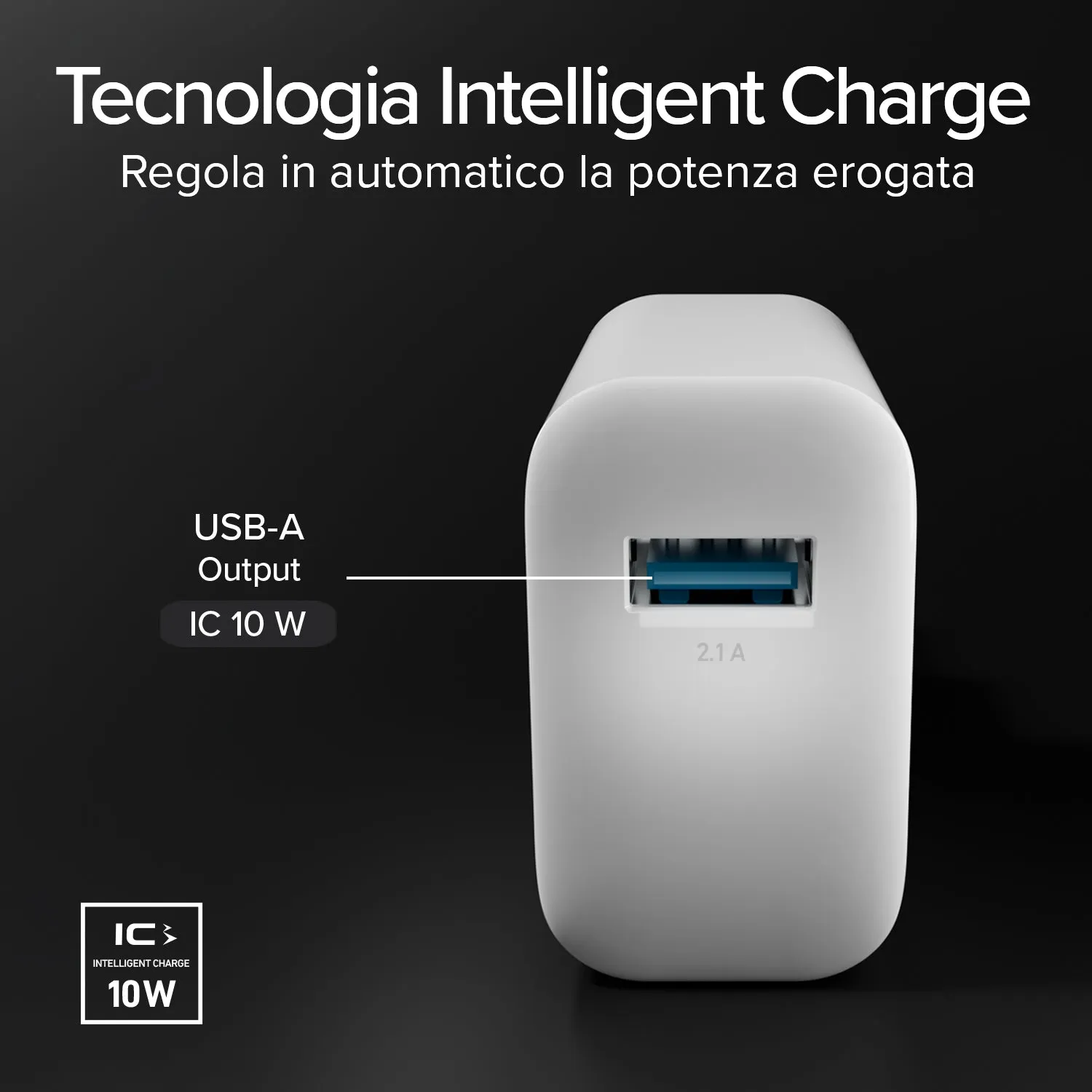 SBS 10W Intelligent Charge USB-Ladegerät 2.1A Schnellladung