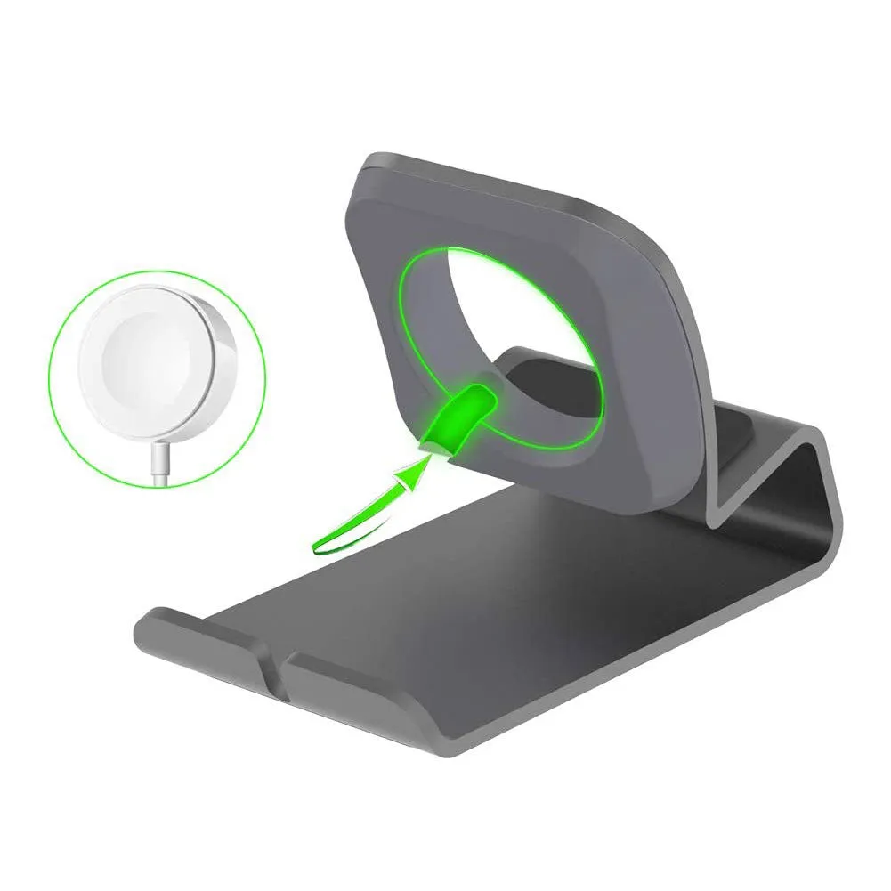 arktisband Apple Watch Ladestation Aluminium Space Grau