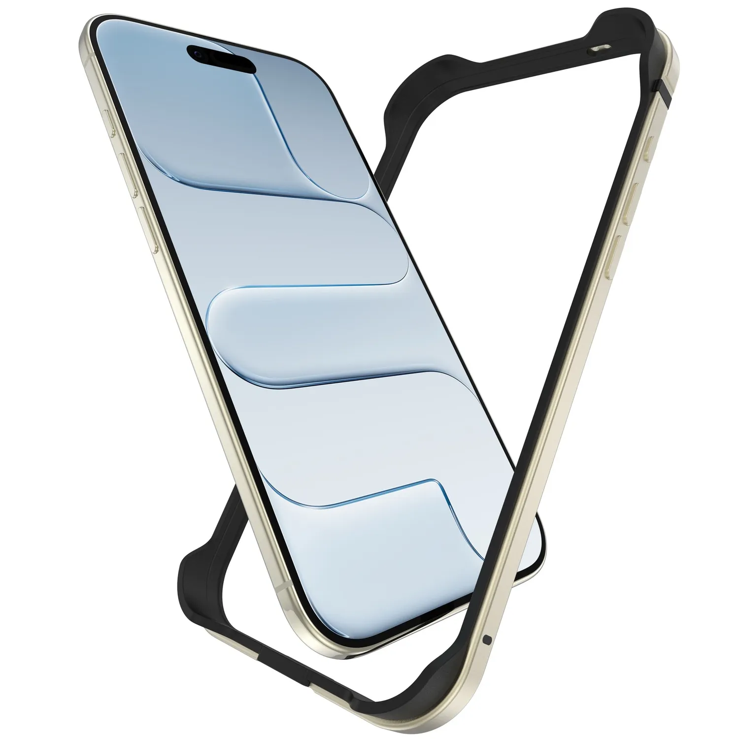 arktis iPhone Air Bumper Hülle Alu Rahmen ultraleicht