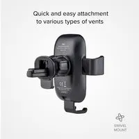 SBS Gravity Handyhalterung Auto Wireless 10W Lüftung