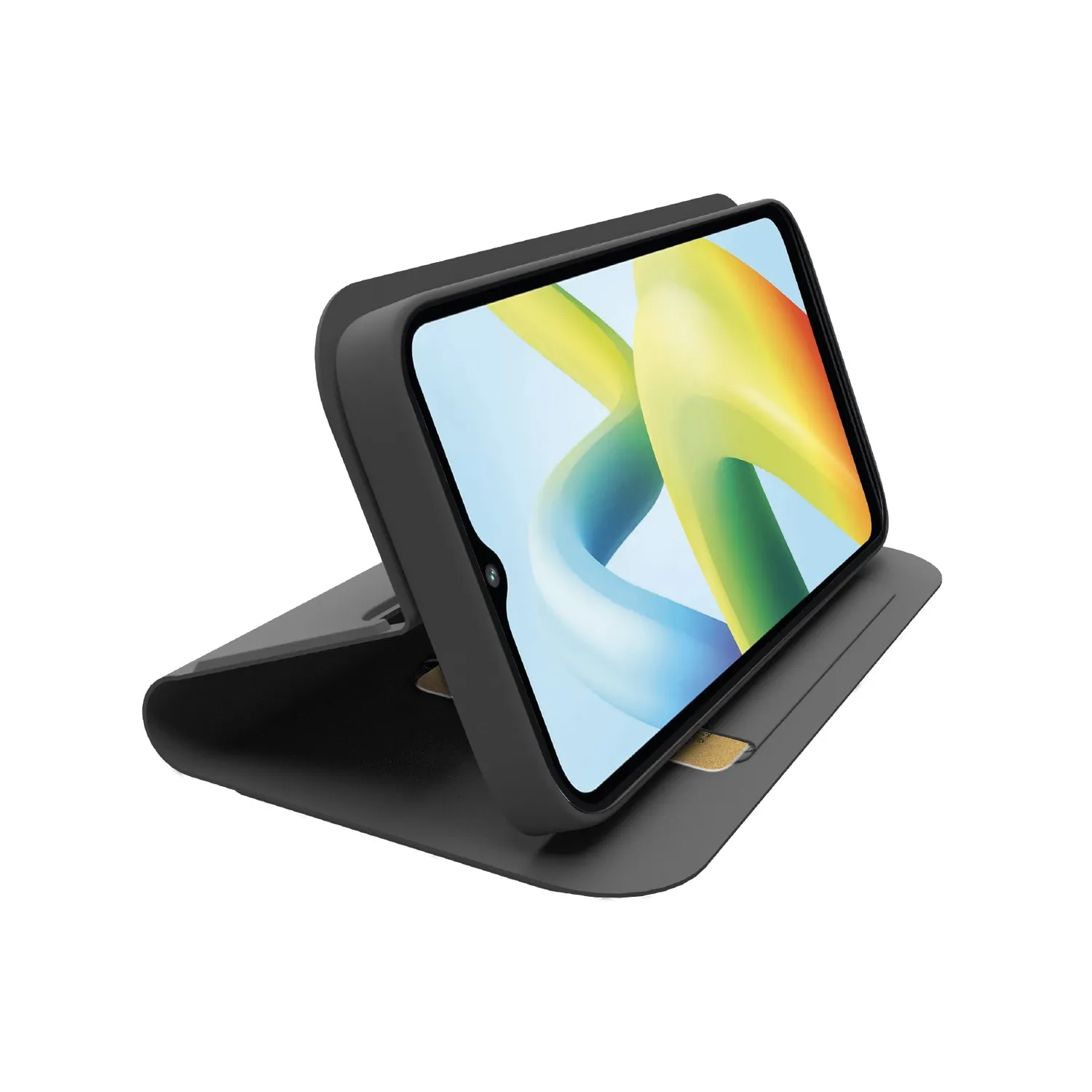 SBS Wallet Smooth Klapphülle Redmi A1/A2 Schwarz Stand