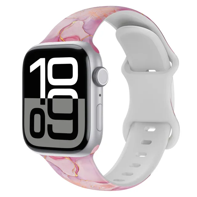 arktisband Rose Marble Apple Watch Armband Silikon