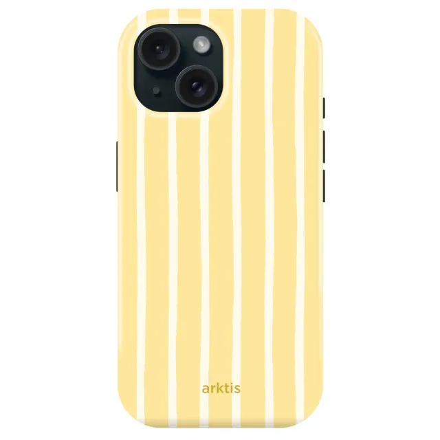 arktis iPhone 14 Hülle Sunny Stripes MagSafe