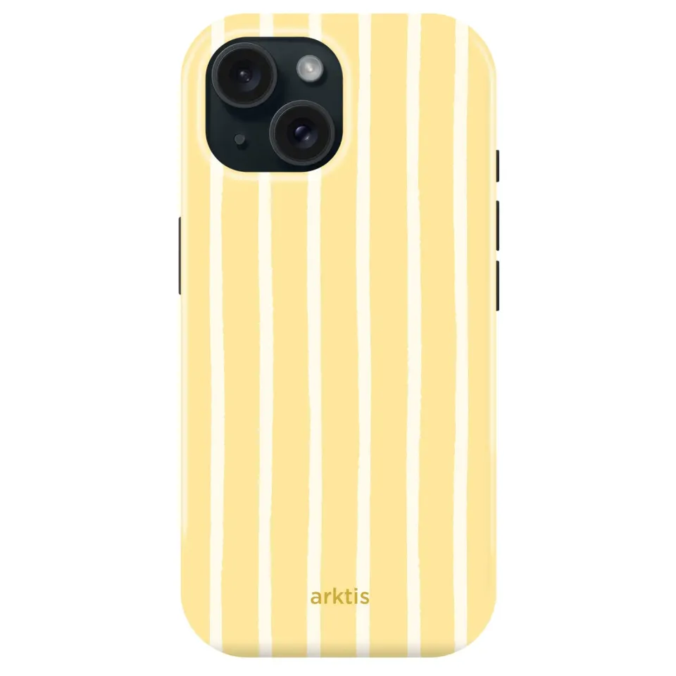 arktis iPhone 14 Hülle Sunny Stripes MagSafe