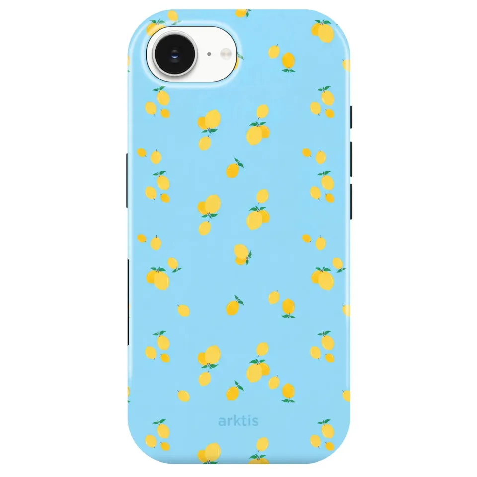 arktis iPhone 16e Hülle Summer Lemon MagSafe stoßfest
