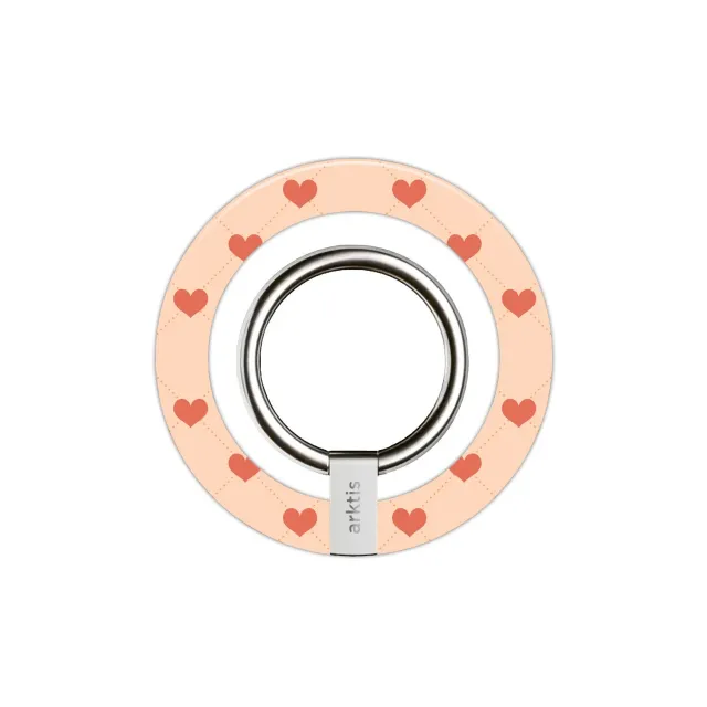 arktis MagSafe Ringhalter Love Griff Ständer Silber