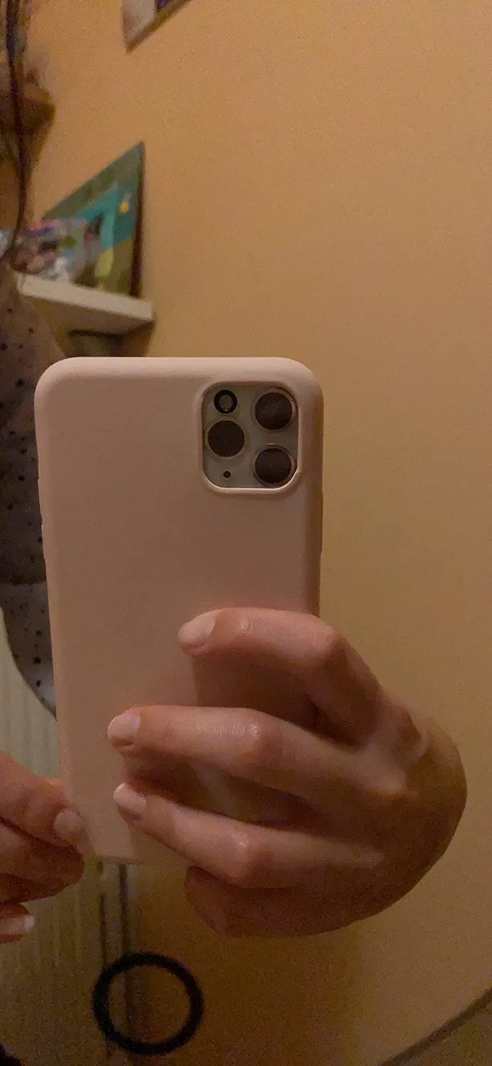 YATWIN iPhone 11 Pro Max Silikonhülle Sand Rosa matt