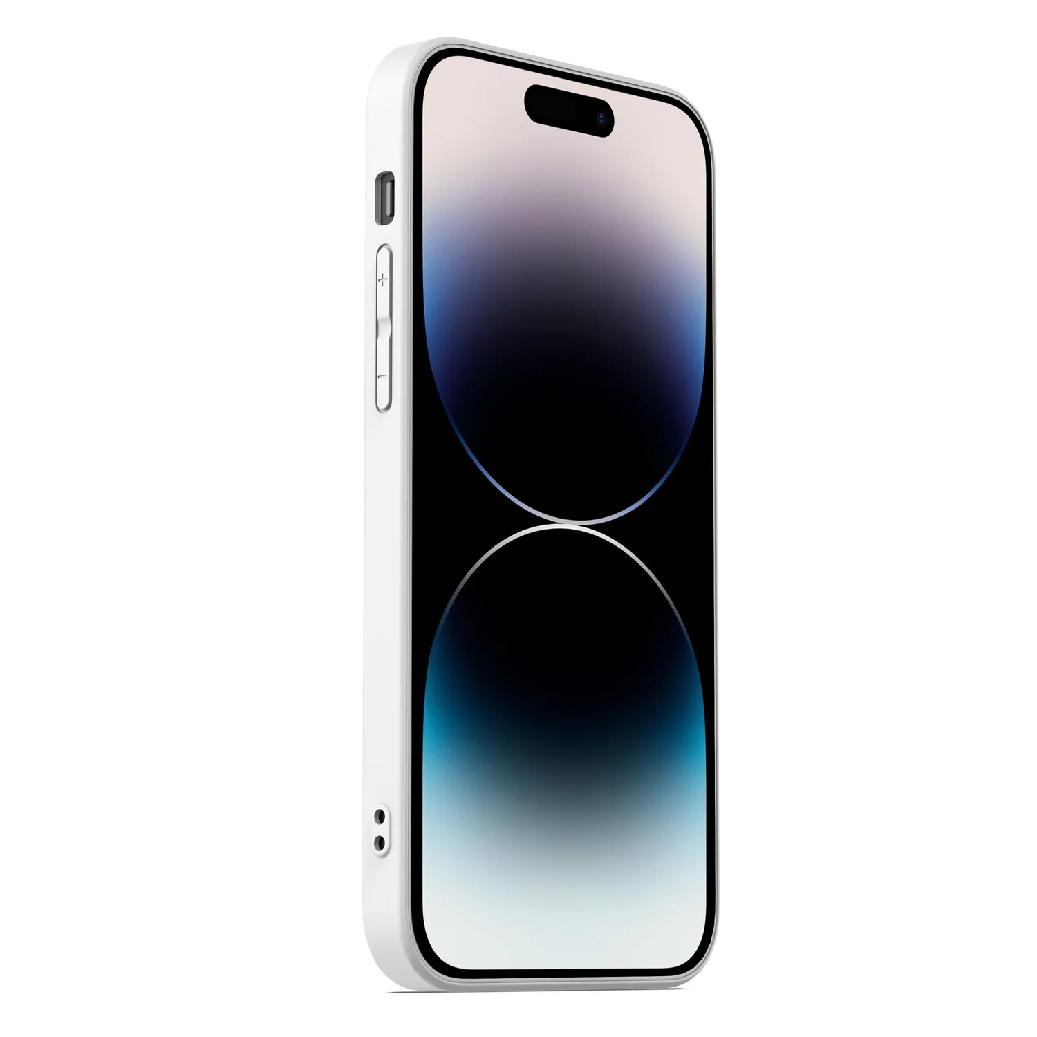 arktis INVICTUS iPhone 14 Pro Max Hülle Weiß Glas