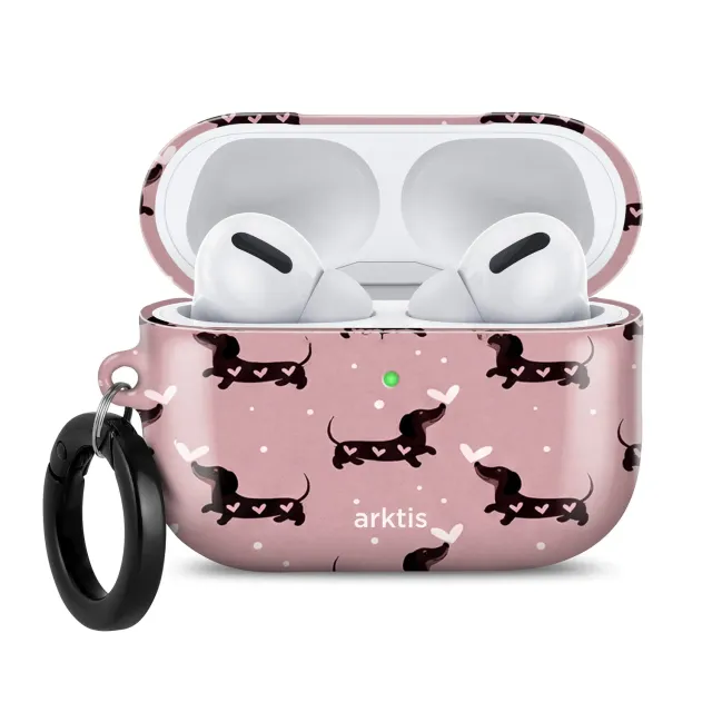 arktis Dackel Love AirPods Pro 3 Hülle mit Print