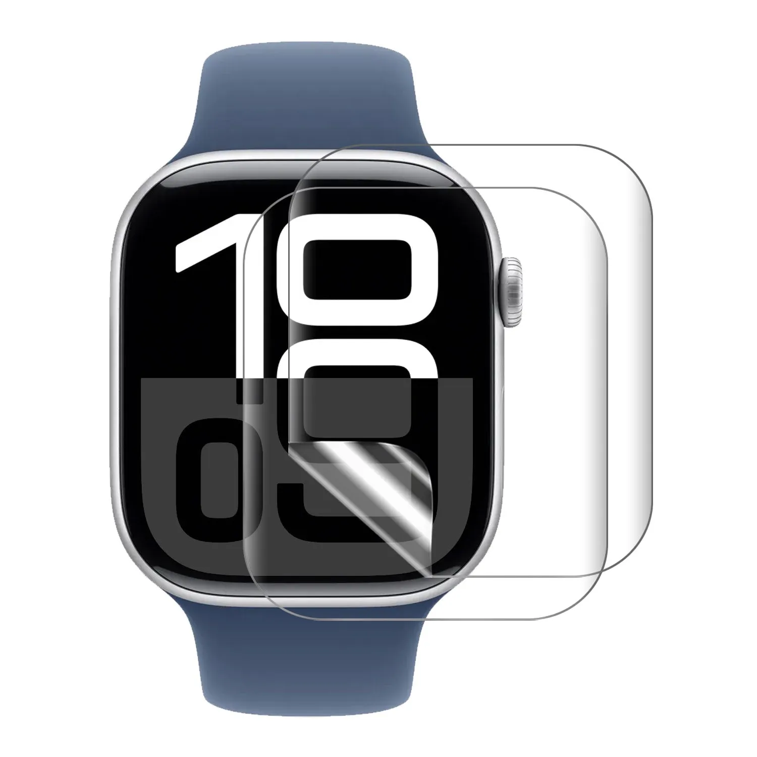 arktis Apple Watch Schutzfolie 46mm 2 Stück klar