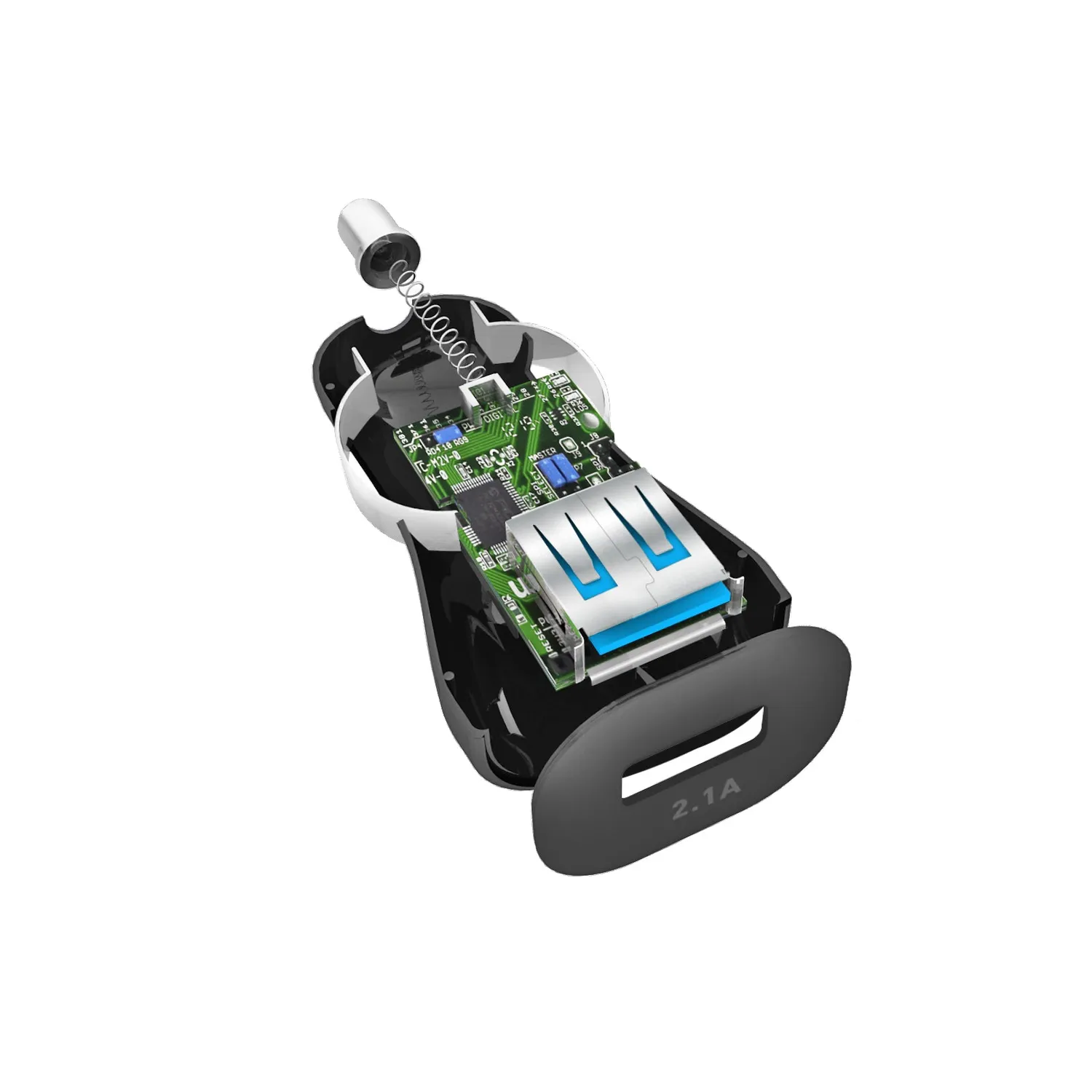 SBS Mini Autoladegerät 10W mit Micro-USB Kabel Schnellladen