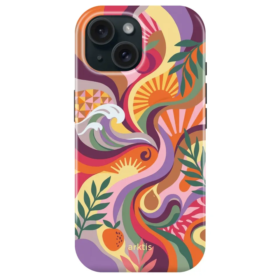 arktis Summer iPhone 14 Hülle MagSafe Print