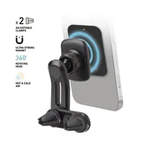 SBS Magnet Handyhalterung Lüftungsgitter Doppel-Clip 360°