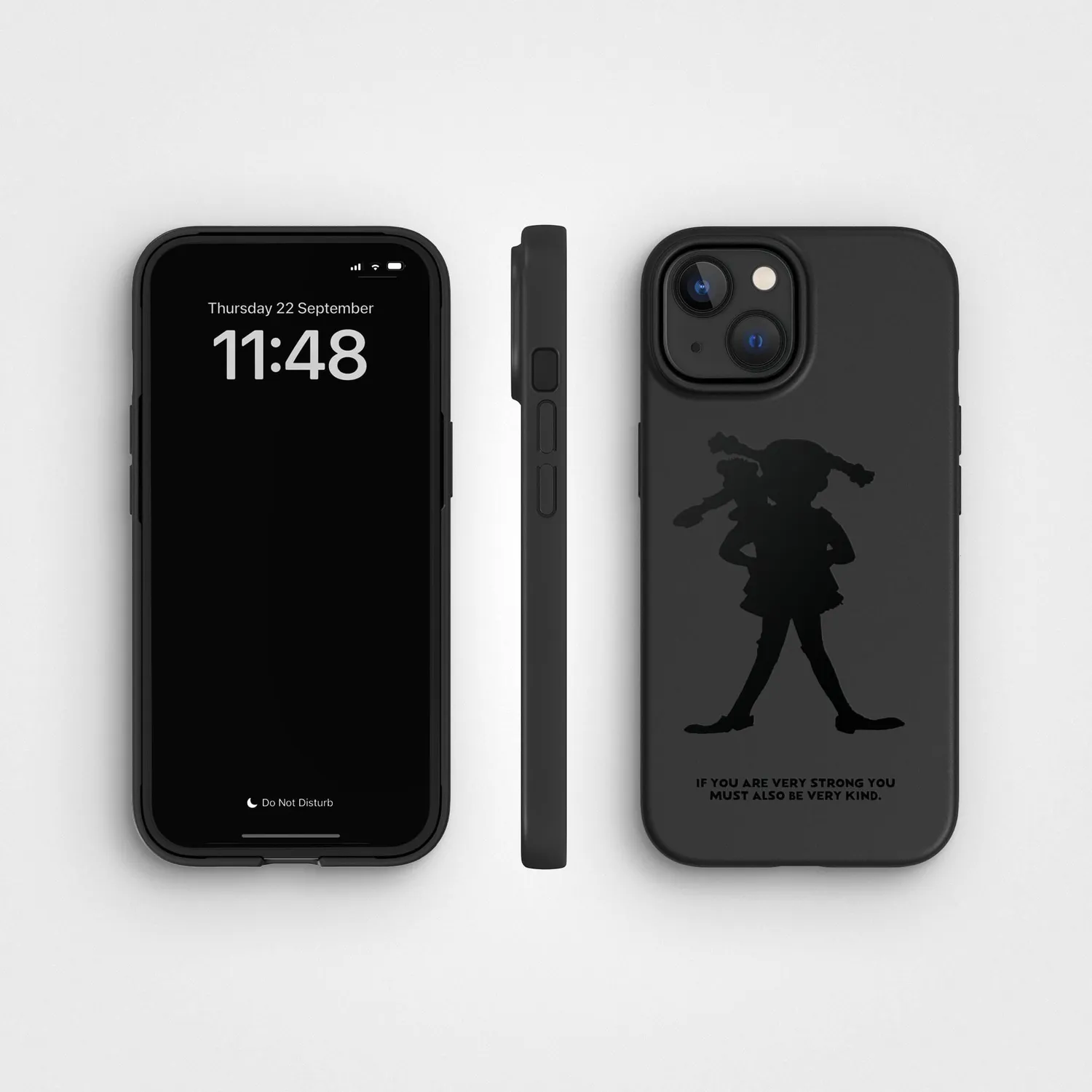 agood company PLNTPRTCT iPhone 15 Handyhülle Pippi Strong & Kind