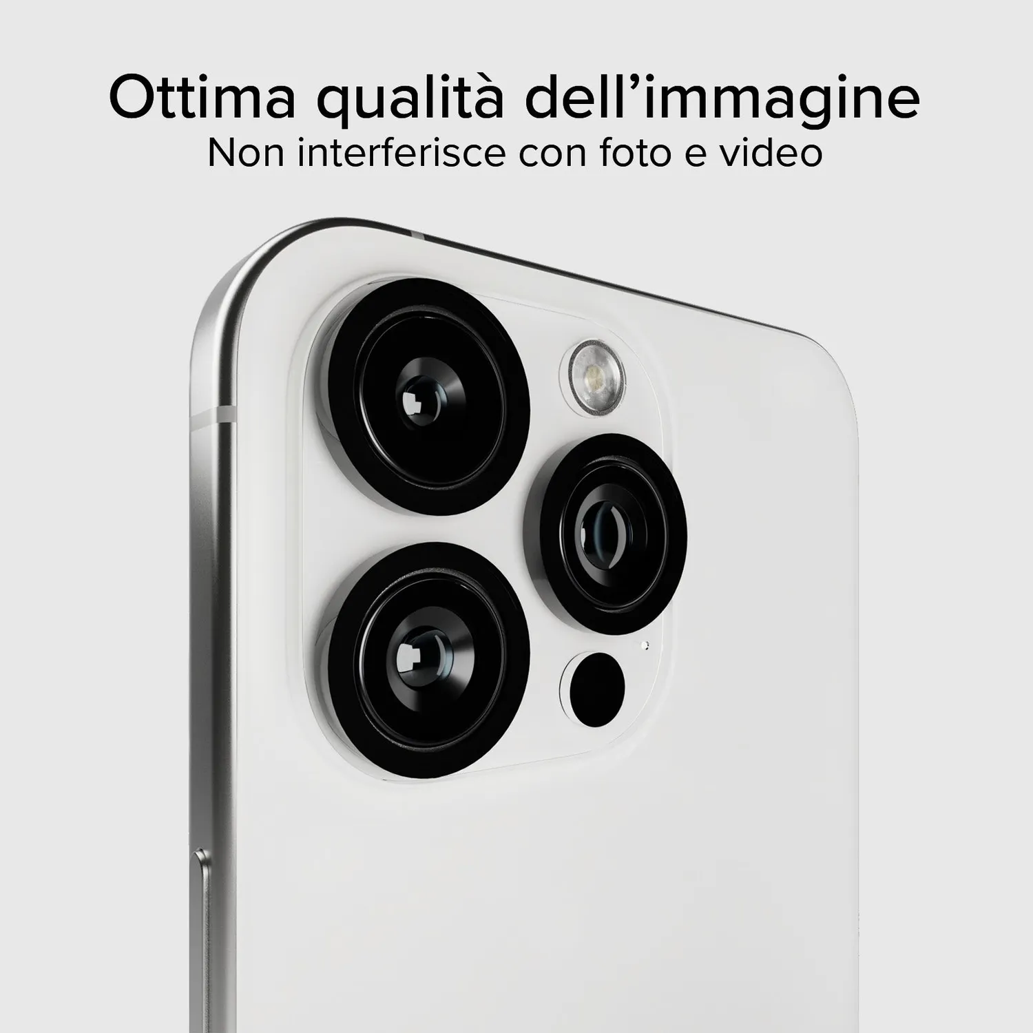 SBS Kameraschutz Linsenglas iPhone 16 Pro schwarz 9H Set