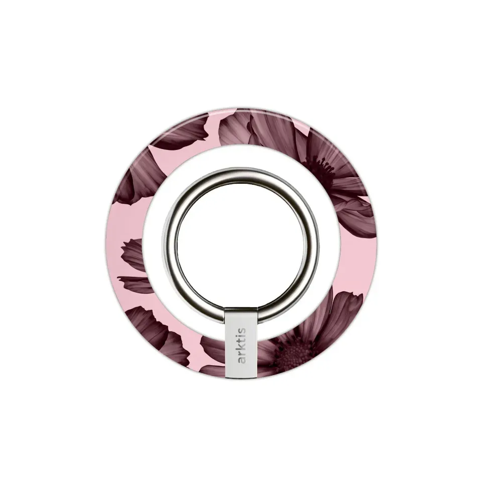 arktis Bloom MagSafe Ringhalter Bloom Case Silber