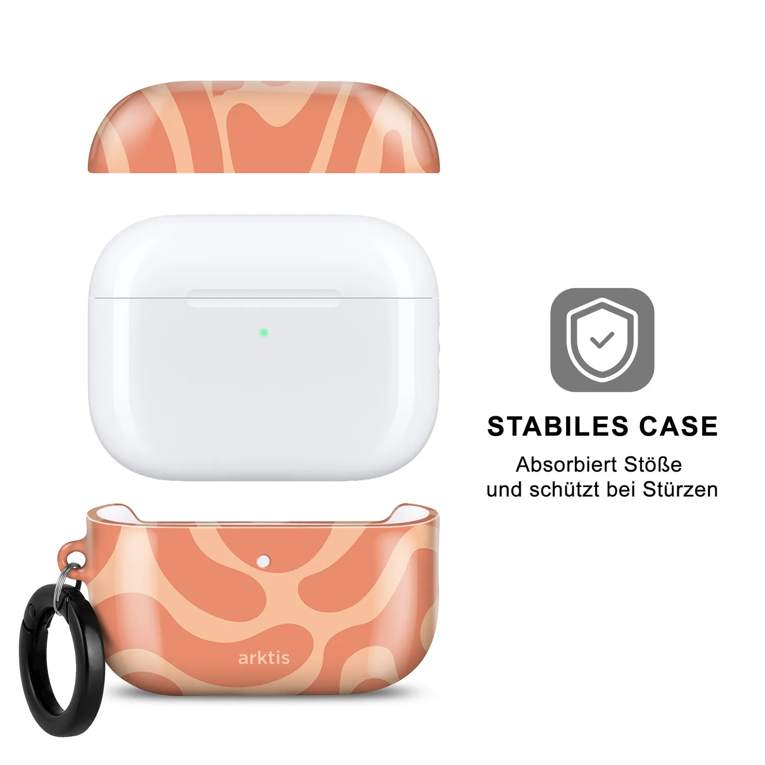 arktis AirPods Pro 3 Hülle Curly Case mit Print
