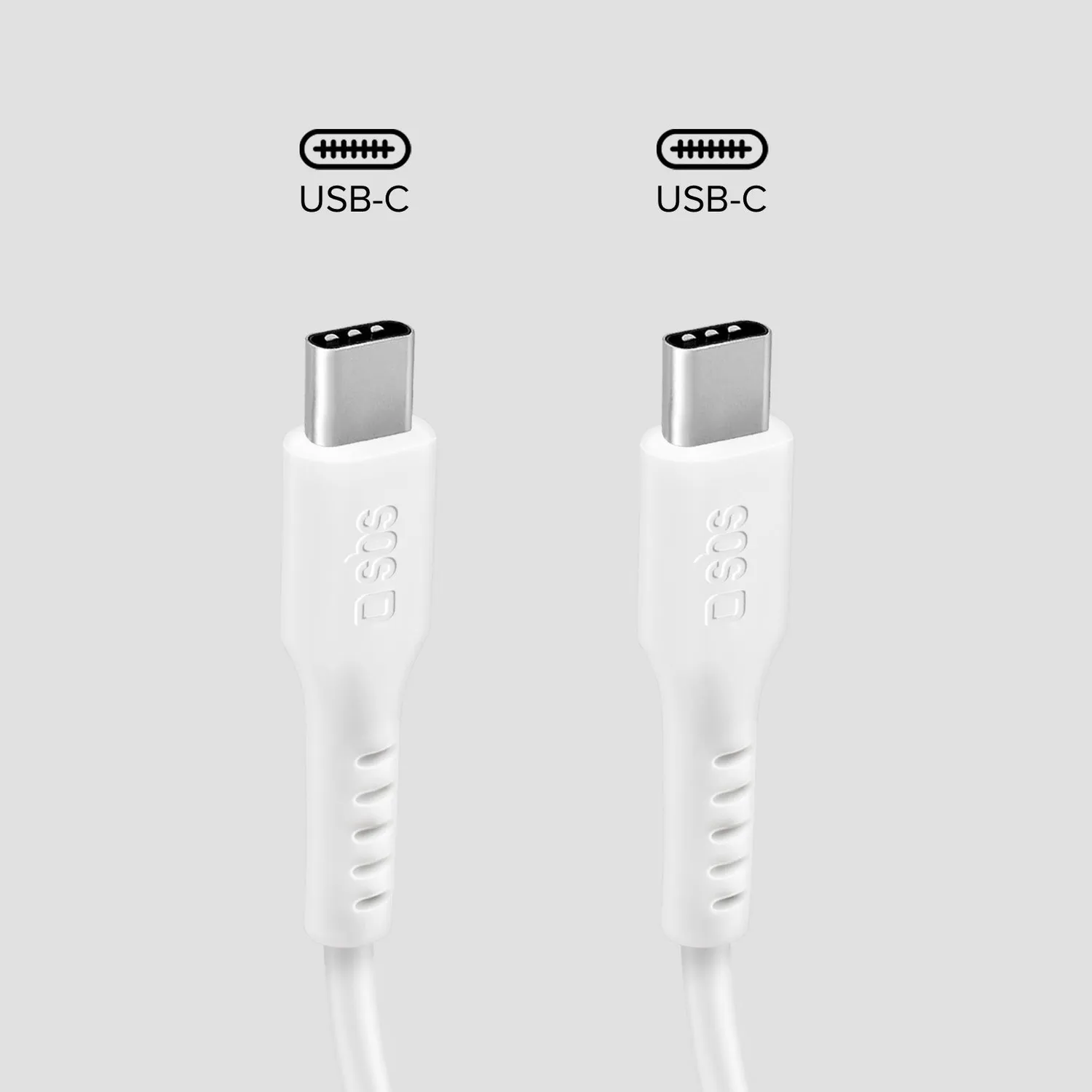 SBS USB-C Ladekabel 1 m 25W PD Schnellladung