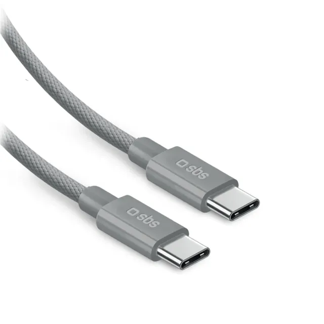 SBS USB-C Kabel 240W 2m Nylon Datenkabel