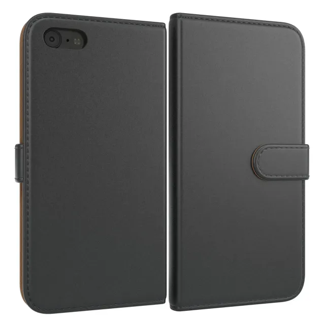 EAZY CASE iPhone SE 2022 Book Klapphülle Schwarz