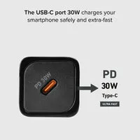 SBS 30W GaN Wandladegerät USB-C Power Delivery