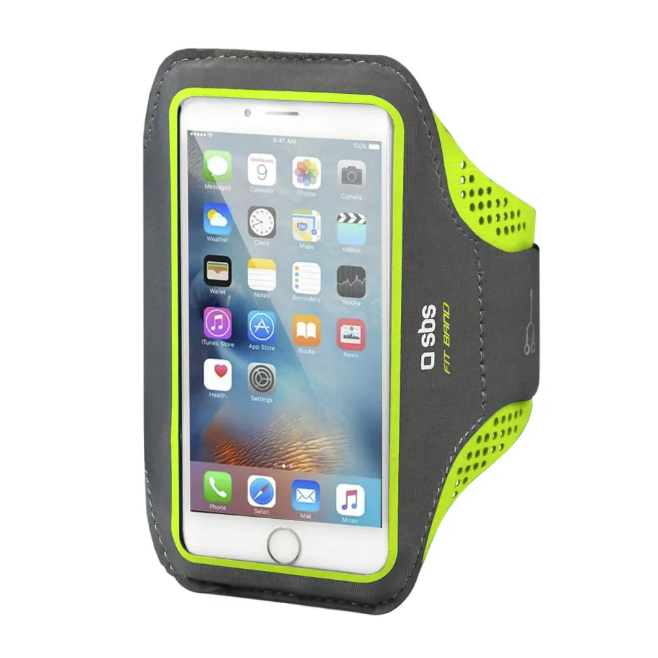 SBS Runner Pro Sportarmband 5 Zoll gelb