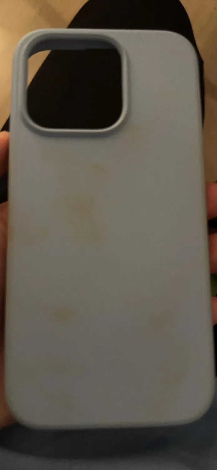 EAZY CASE iPhone 15 Silikonhülle Violett matt stoßfest