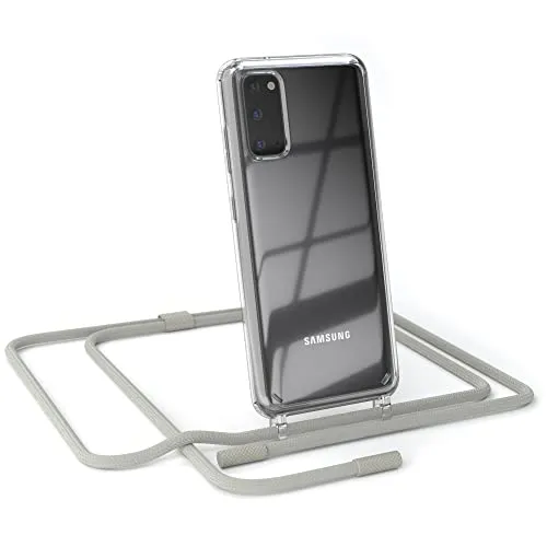 EAZY CASE Galaxy S20 5G Handykette Taupe Kordel stoßfest