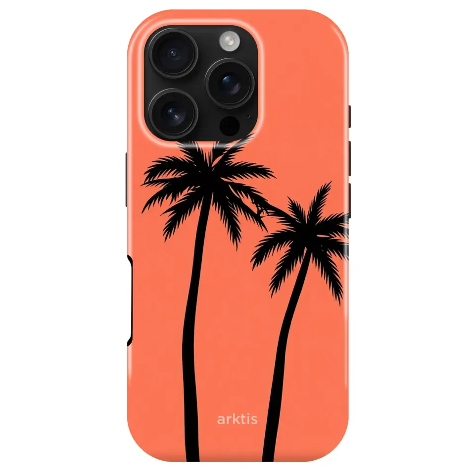 arktis iPhone 16 Pro Hülle Coral Coast MagSafe stoßfest