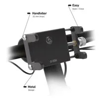 SBS Fahrrad Handyhalterung Alu für Lenker bis 6,7 Zoll vibrationsfest