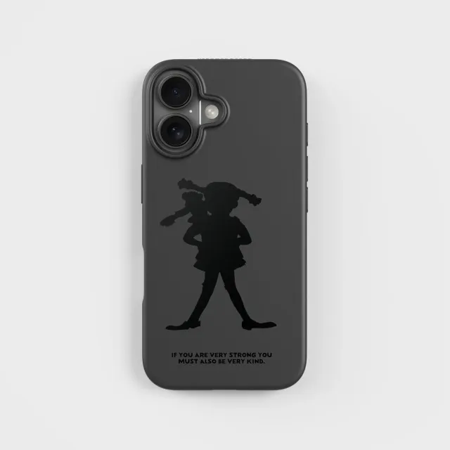 agood company PLNTPRTCT Strong & Kind iPhone 16 Handyhülle Pippi