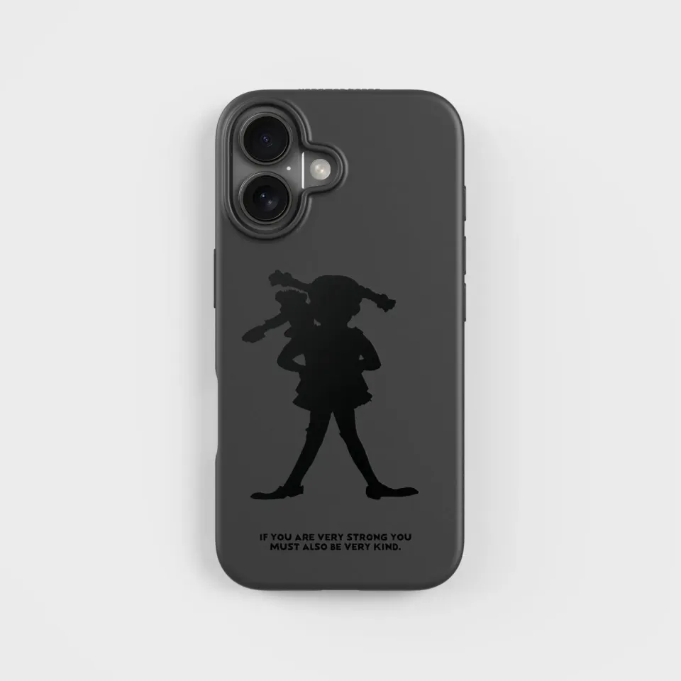 agood company PLNTPRTCT Strong & Kind iPhone 16 Handyhülle Pippi