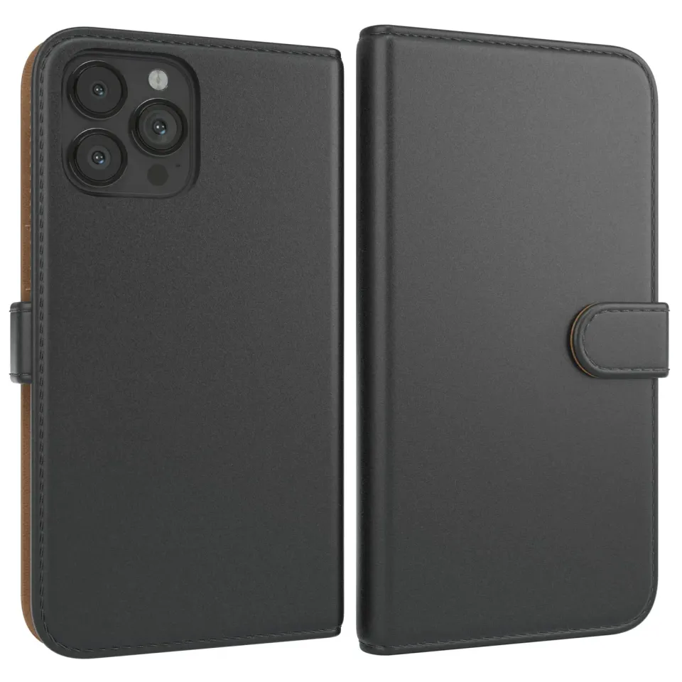EAZY CASE iPhone 13 Pro Max Klapphülle Book-Schwarz