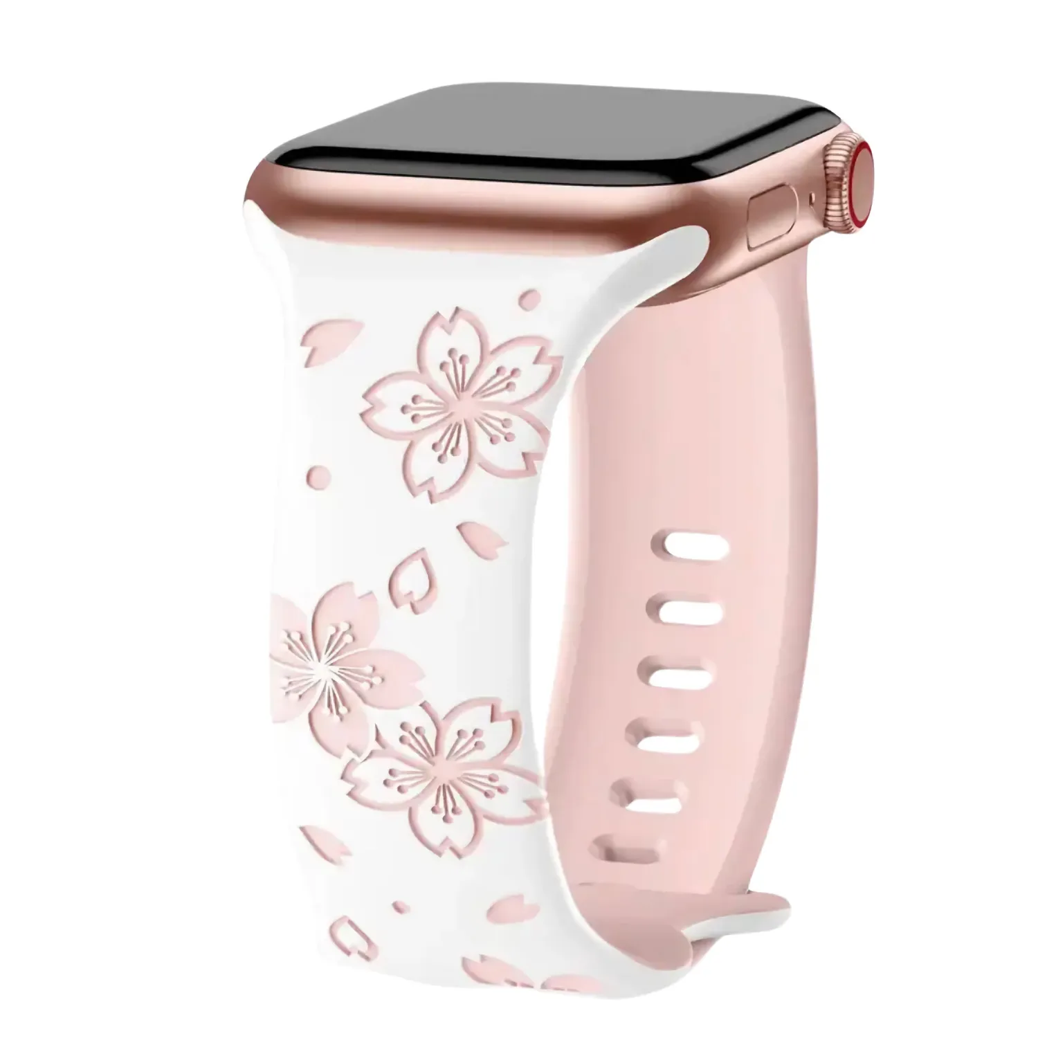 arktisband Flores Apple Watch Armband Silikon Blumen