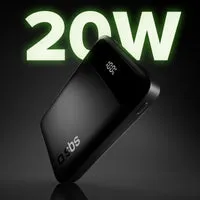 SBS Powerbank 10000mAh 20W LCD für iPhone Android Schnellladung