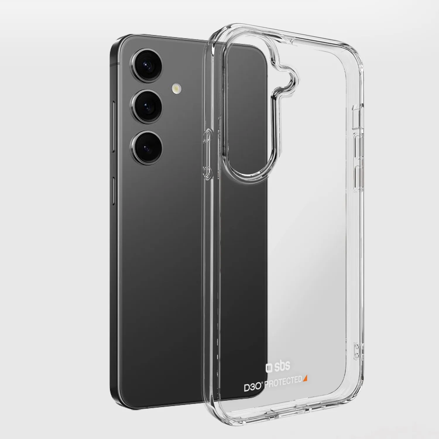 SBS D3O Galaxy A35 Hülle Transparent stoßfest