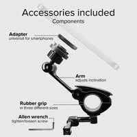 SBS Lock Pro Motorrad Handyhalterung Lenker vibrationsfest