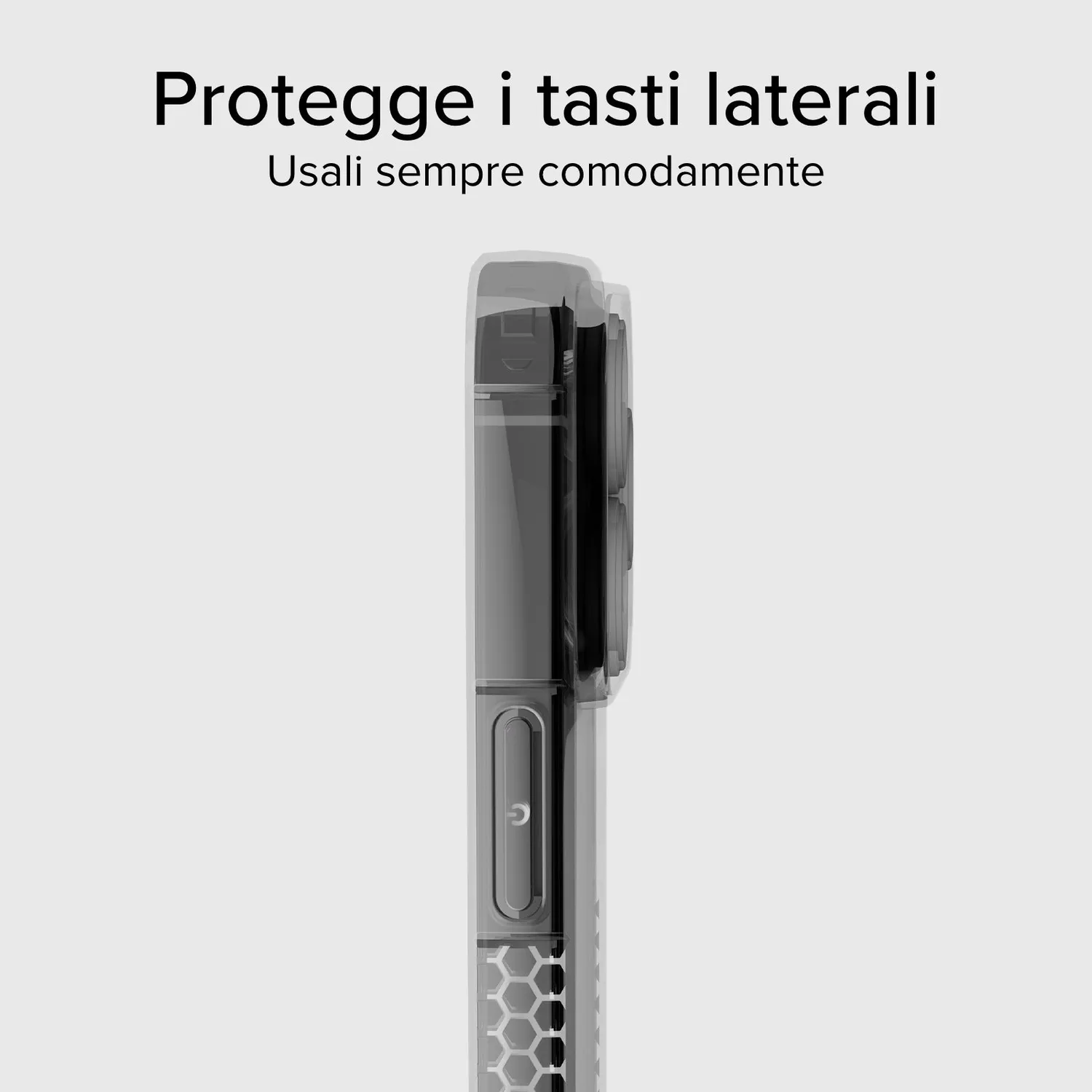 SBS Extreme X2 iPhone 17 Pro Max Hülle transparent