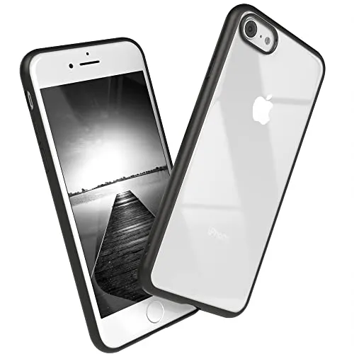 EAZY CASE Clear Hybrid Bumper iPhone SE Schwarz