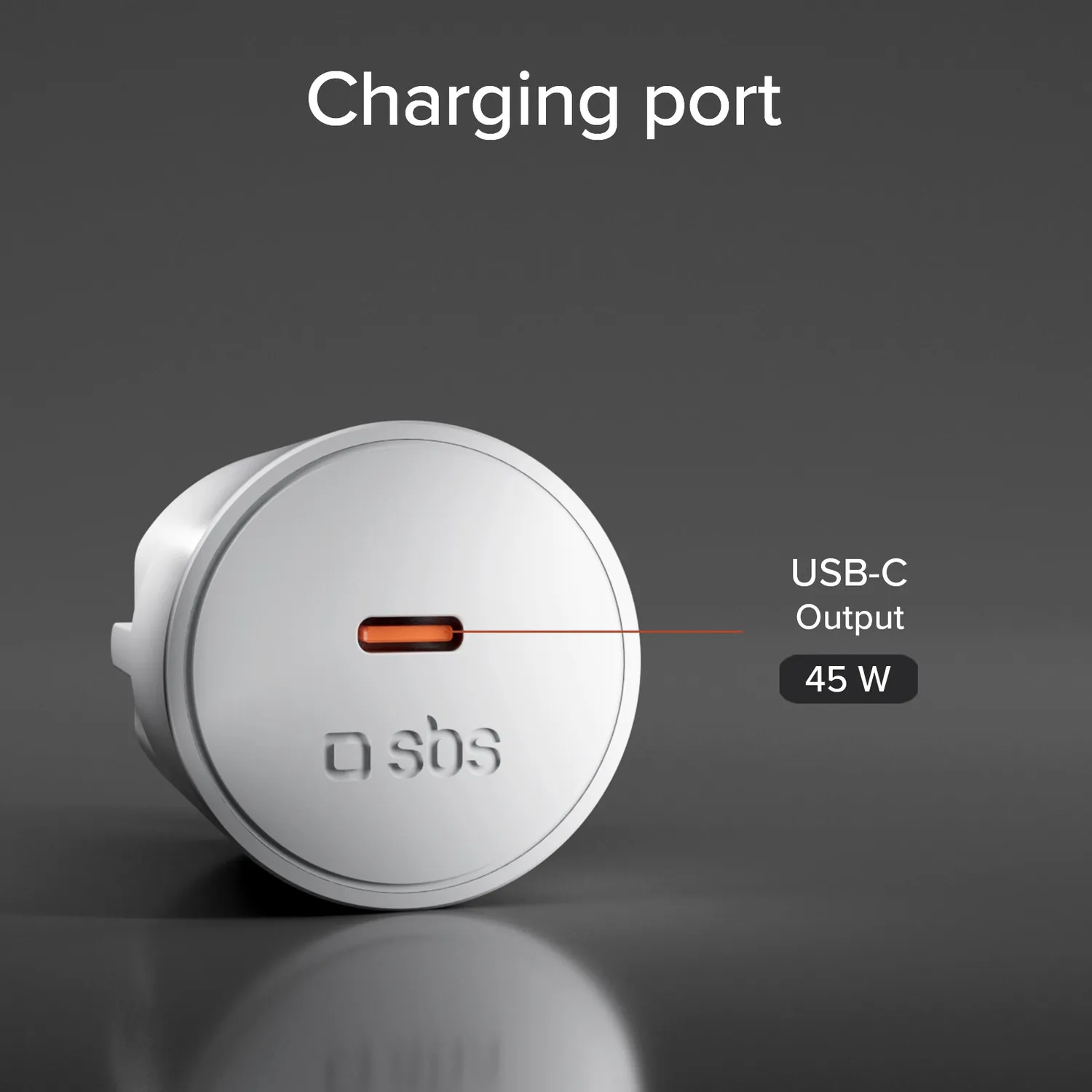SBS 45W Schuko Ladegerät USB-C PD