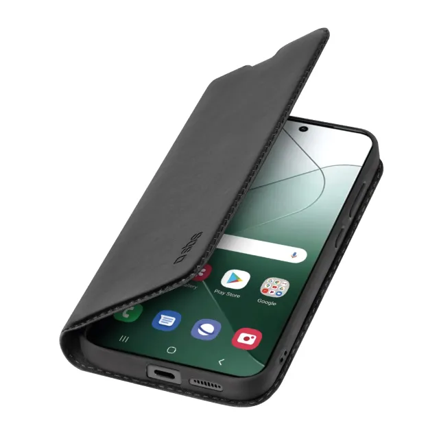 SBS Wallet Lite Klapphülle Xiaomi 14 schwarz Kartenfach