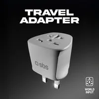 SBS Reiseadapter UK universal 2500W Typ G