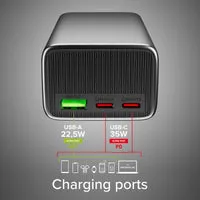 SBS Powerbank 10000 mAh PD 35W LCD schwarz